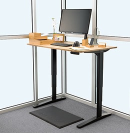 Standing Desk Welded Steel Tubing Frame With Smooth Plywood Top Handmade Crafts Howto Diy In 2020 Plywood Desk Home Upgrades Standing Desk