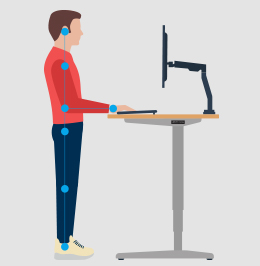 ergo standing desk