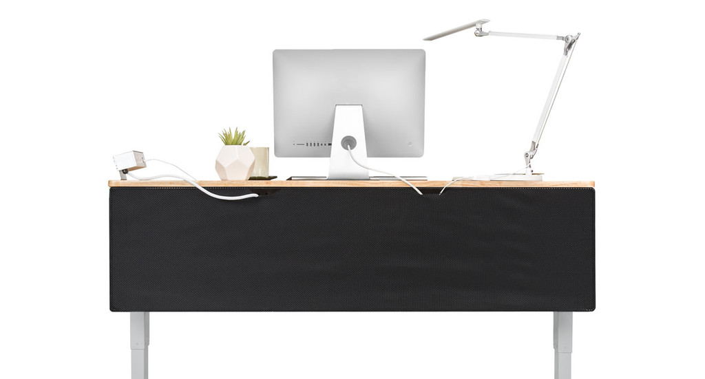 Modesty Panel with Wire Management | UPLIFT Desk