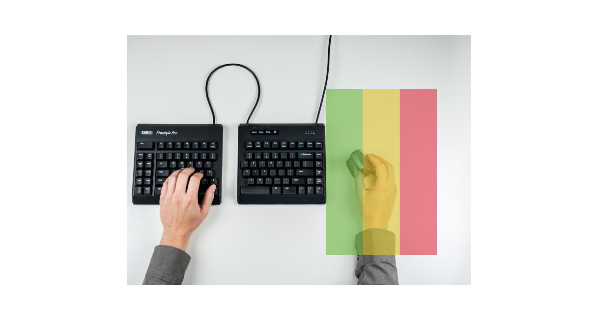 Kinesis Freestyle2 Adjustable Split Keyboard | UPLIFT Desk