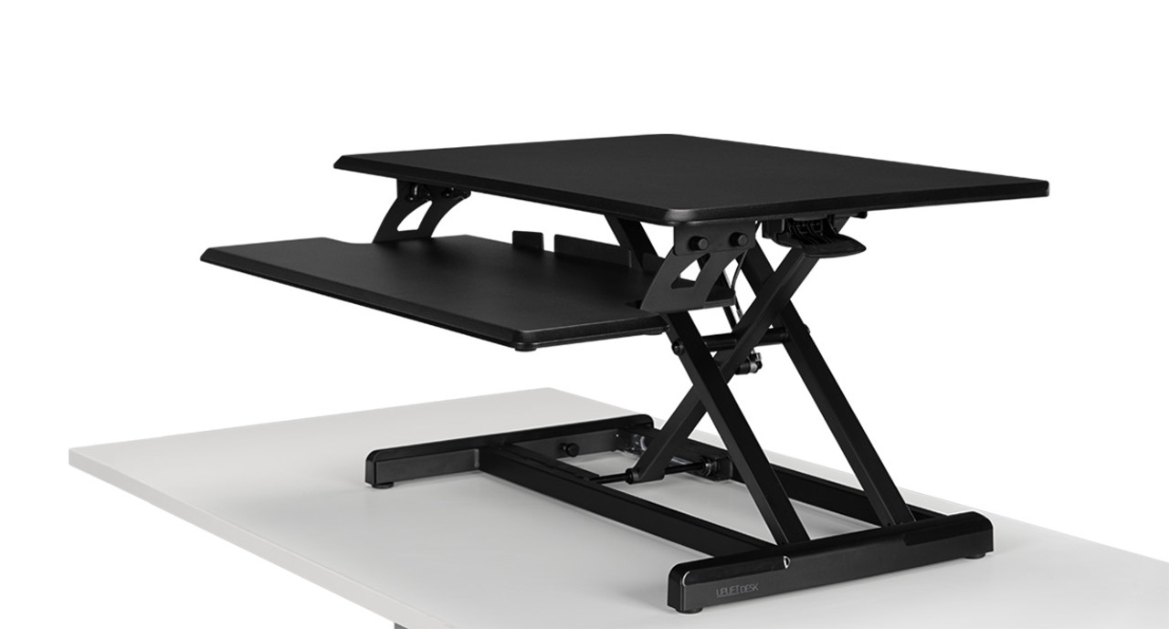 uplift height adjustable standing desk converter review