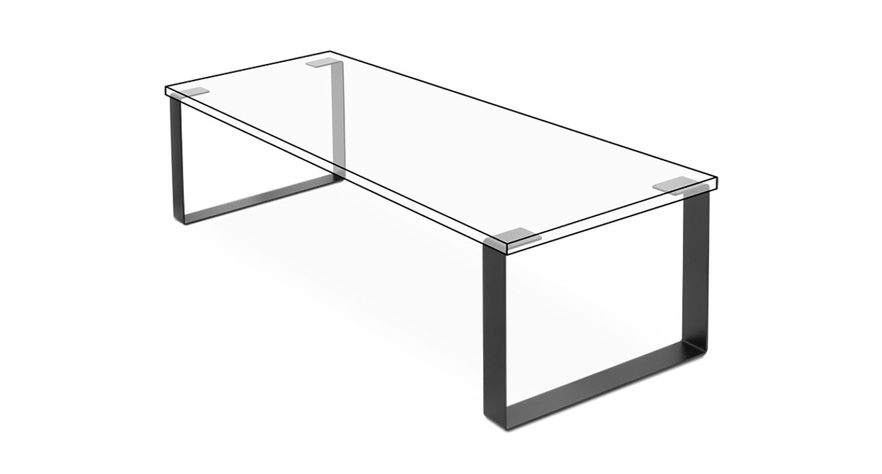 black metal coffee table legs