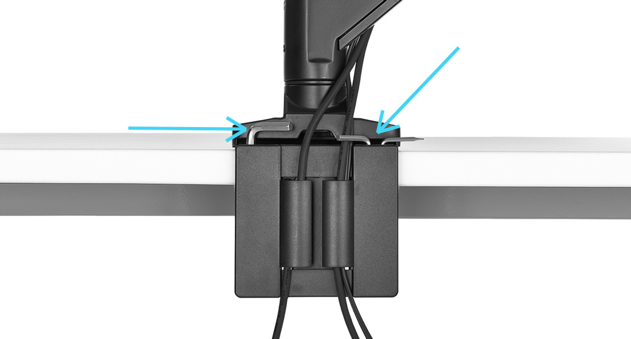 Crestview Align Triple Monitor Arm UPLIFT Desk
