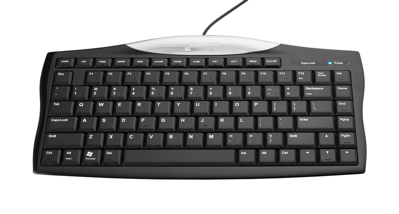 Evoluent Essentials Full Featured Compact Keyboard EKB | UPLIFT Desk