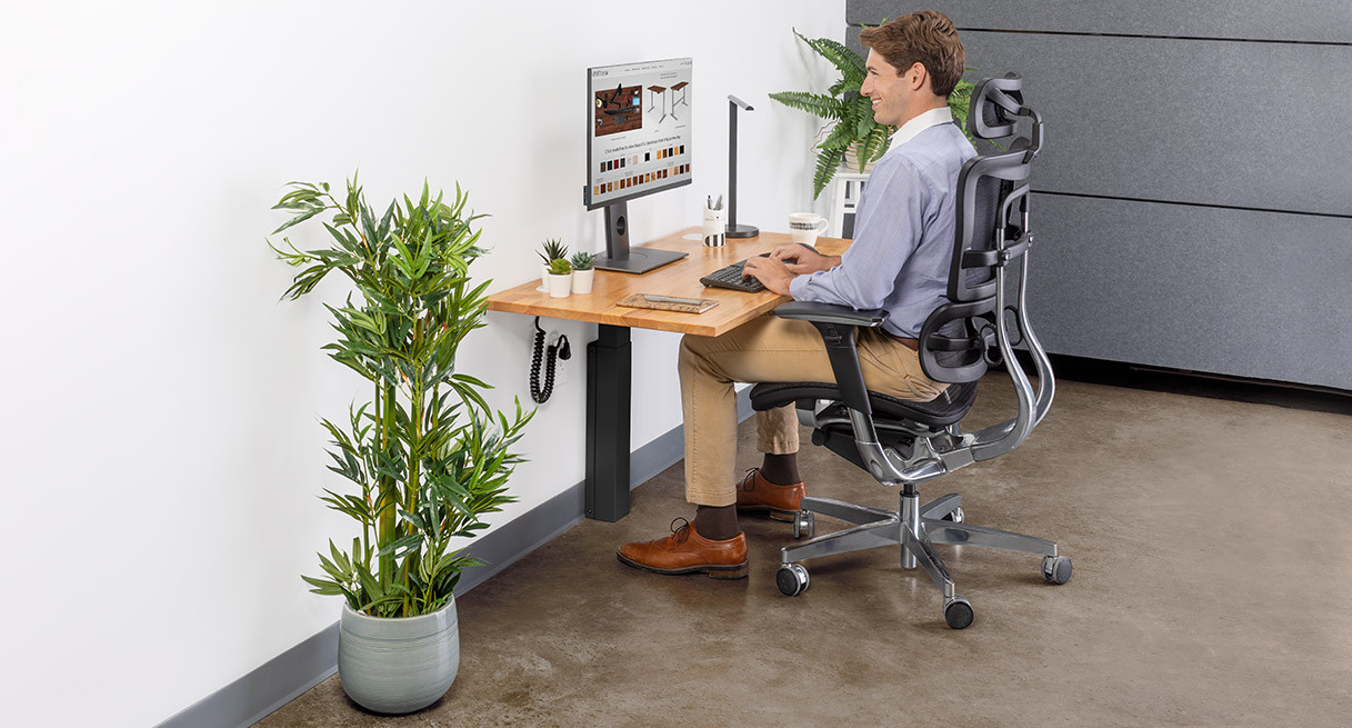 UPLIFT Wall Mounted Standing Desk | UPLIFT Desk