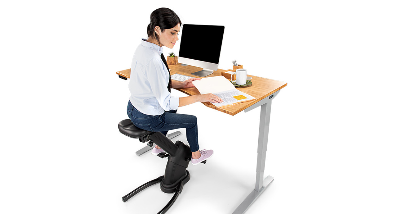 exercise bike under desk