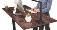I Love Your Top! Eco-Friendly Dark Brown Rubberwood Desktops Make Their Desk Debut