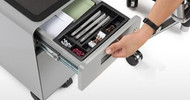 Improve Storage in Tight Spaces with the Narrow 2-Drawer File Cabinet with Seat
