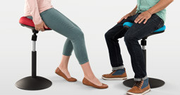 New Active Seating Alert: The E3 Crescent Saddle Stool and E3 Donut Stool Make Sitting Fun