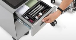 Improve Storage in Tight Spaces with the Narrow 2-Drawer File Cabinet with Seat