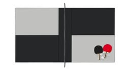 High pressure laminate is 1.19" thick and available in a number of colors, including this unique checkerboard Platinum and Black design