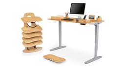 Pair your Bamboo Boards and Motion-X 6-Pack Rack with our collection of bamboo desks and accessories