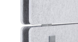 Sound dampening material reduces noise and adds privacy