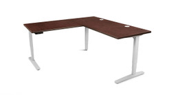 UPLIFT L-Shaped Custom Laminate Standing Desk, 3-Leg - Thumbnail 4