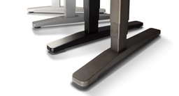 UPLIFT L-Shaped Custom Solid Wood Standing Desk