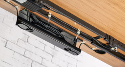 Tidy up loose cables and wires under your UPLIFT Desk