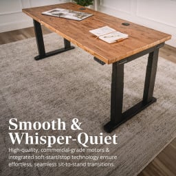 Switch from sitting to standing without breaking your flow with fast, smooth, and reliable height adjustments