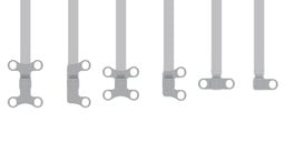 Patented alignment pockets in the Power & Data Rail feet keep desks organized and aligned