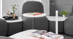 This small accent table is ideal for lounge areas