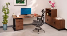 Bring warm inviting woodgrains to your office decor