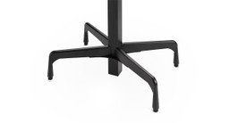 Raised foot design provides ample room for feet and easy access for cleaning the floor. 