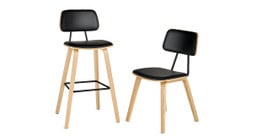 Complete your space with the Kerbey Collection, available in both bar and seated-height chair options to match your needs