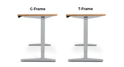 Choose between two frame styles: C-Frame and T-Frame
