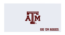 30" White Texas A&M Desktop without grommets
