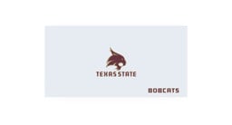 60" x 30" White Texas State University Desktop