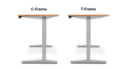 Choose between two frame styles: C-Frame and T-Frame