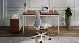 A workspace that fits anywhere. The Parsons desk brings modern design to home offices, studios, and collaborative spaces without overwhelming the room