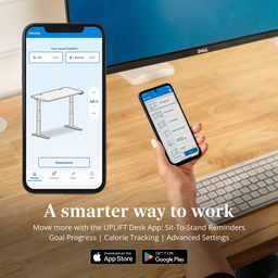 Set reminders to sit and stand with the UPLIFT Desk App