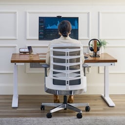 The frame of the Vert Ergonomic Chair mimics the human spine, flexing as you move