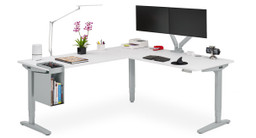 The #1 L-Shape Standing Desk | UPLIFT Desk
