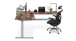 UPLIFT L-Shaped Standing Desk, 3-Leg - Thumbnail 5