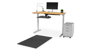 Jackson Ergonomic Sit or Stand Chair Mat with Hinged Cushioned Mat -  Anti-Fatigue Mat