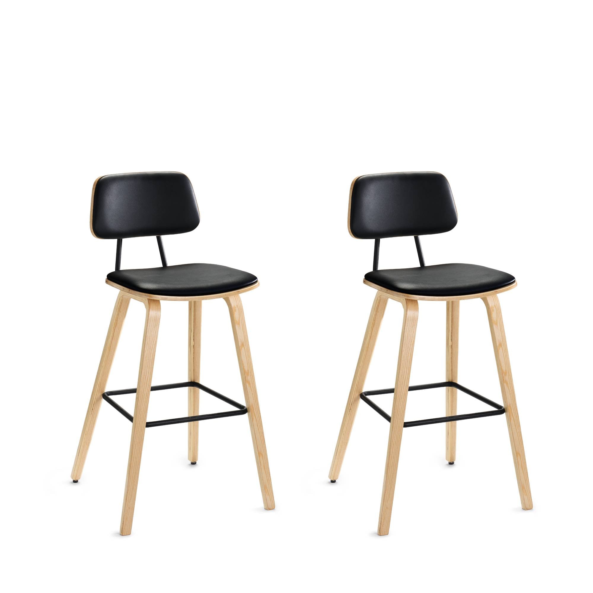 Kerbey Barstools are sold in sets of two, reducing packaging waste by shipping together in one box