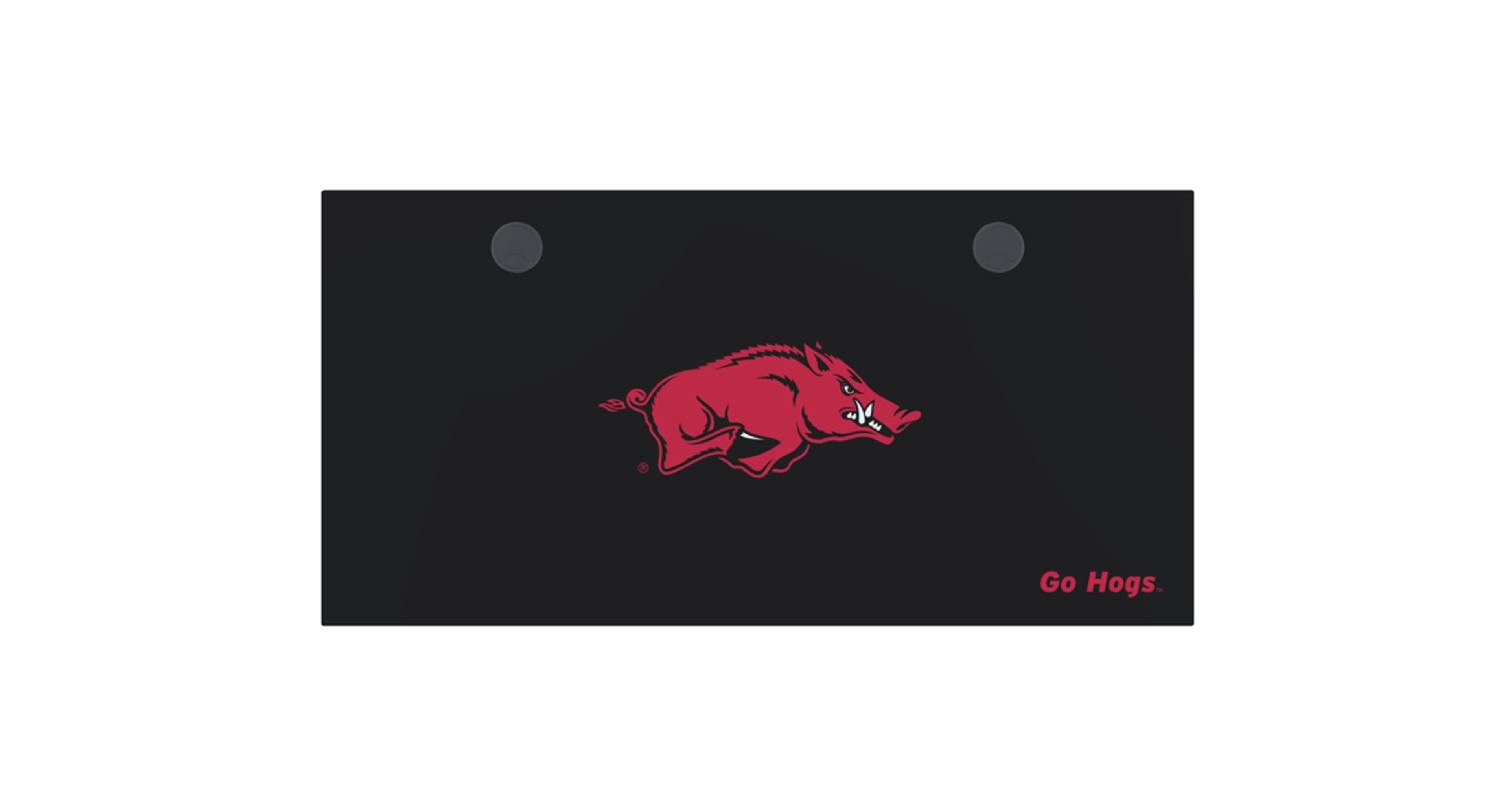 60x30 Black University of Arkansas Desktop