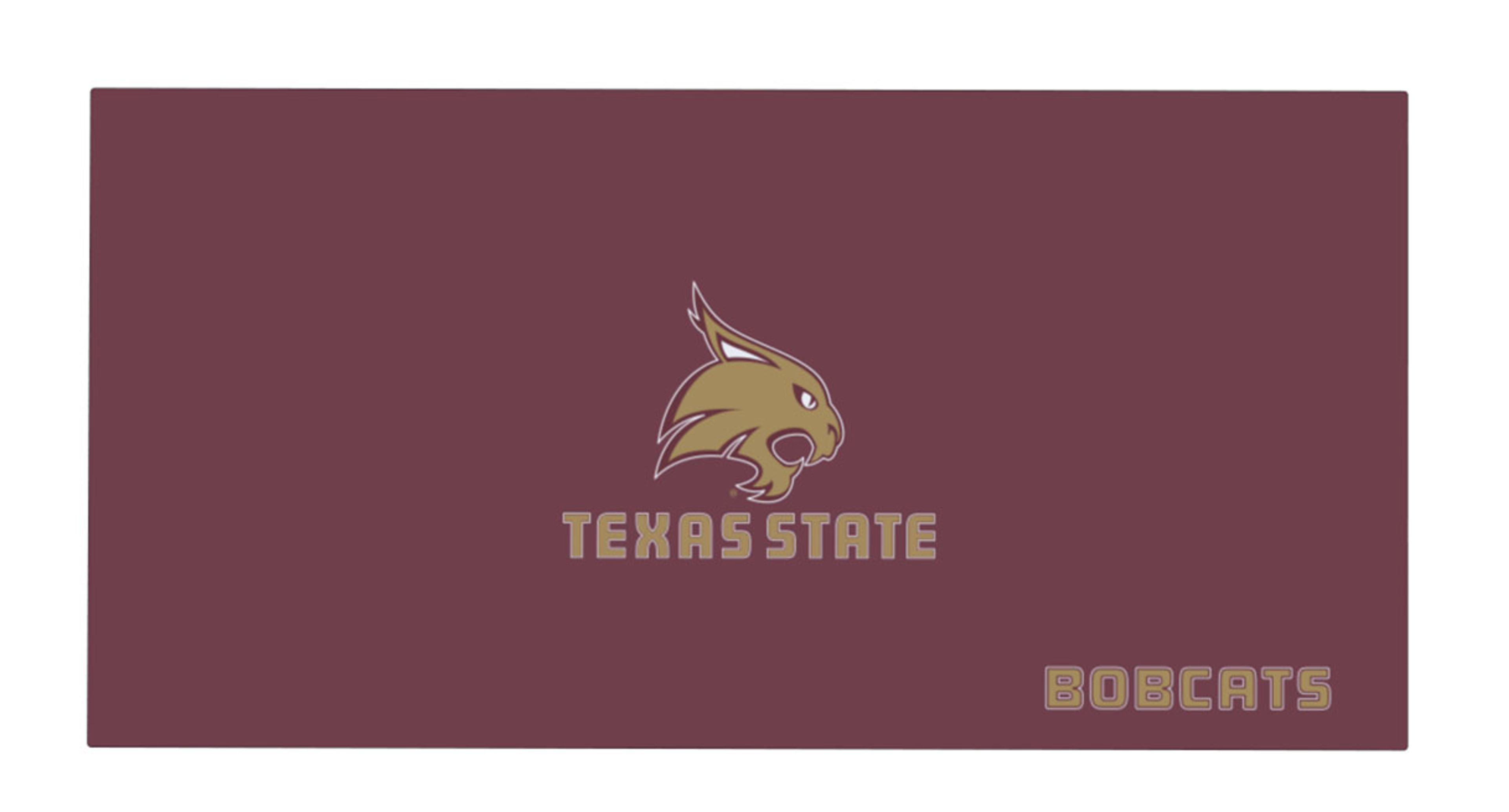 60" x 30" Maroon Texas State University Desktop
