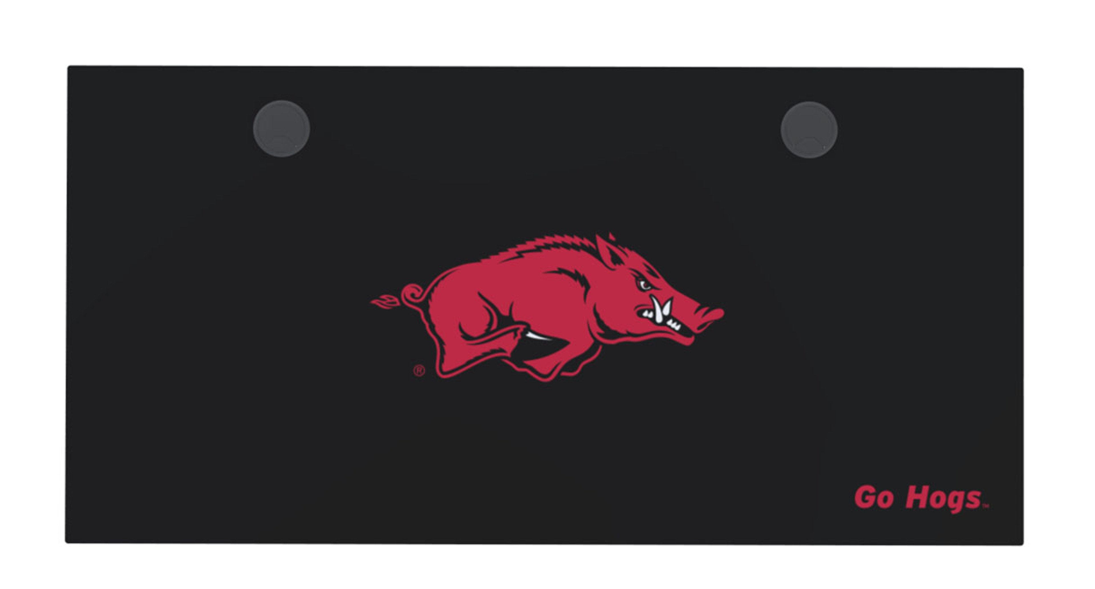 60x30 Black University of Arkansas Desktop