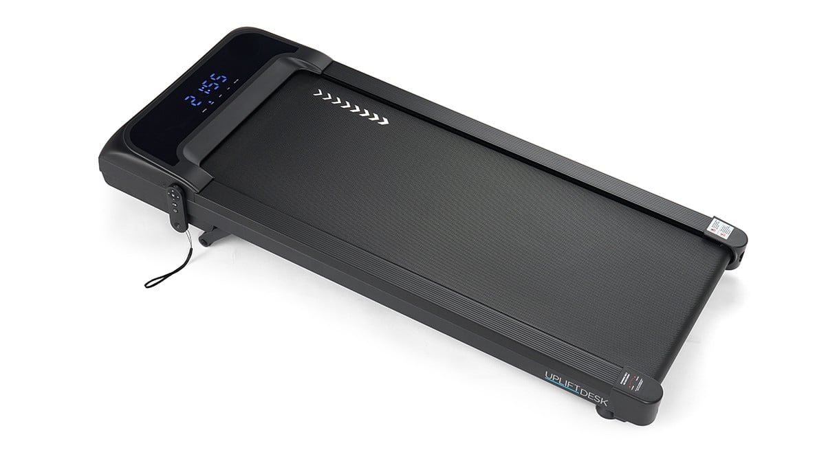 The Inclining Walking Pad by UPLFIT Desk keeps you moving at your desk, boosting circulation, posture, focus, and calorie burn