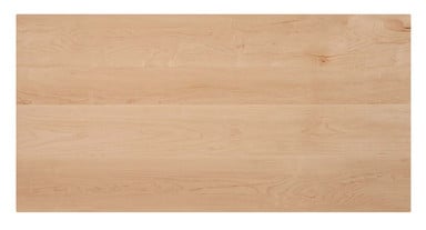 Maple Custom Solid Wood Desktop without grommets