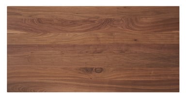 Walnut Custom Solid Wood Desktop without grommets