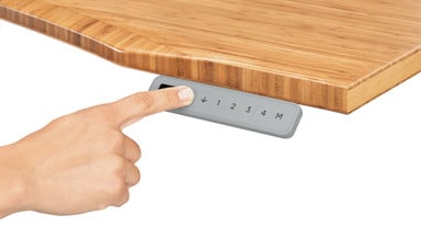 Adjust your desk's height with a single tap of a button