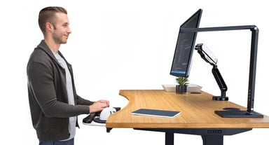 The Keyboard Tray System is designed to adjust to fit your needs for optimal ergonomics