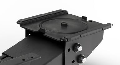 360 degree swivel mechanism allows you to move your tray system with ease