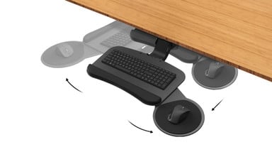 360° of swivel movement