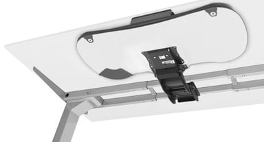 Quick-Adjust Mechanism offers height adjustments of up to 8"