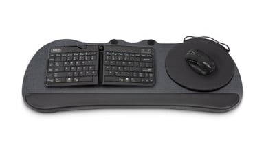 Big Ultra-Thin Keyboard Tray System in black