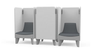 Attaches to the back or sides of seats